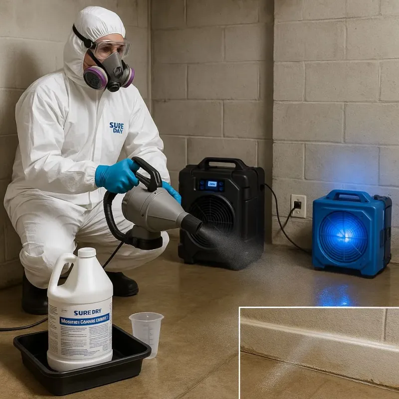 Sanitization and Odor Removal process in Portland, WI