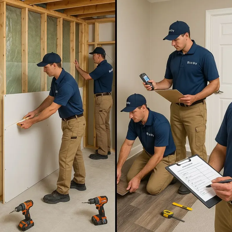 Repairs and Reconstruction process in Portland, WI